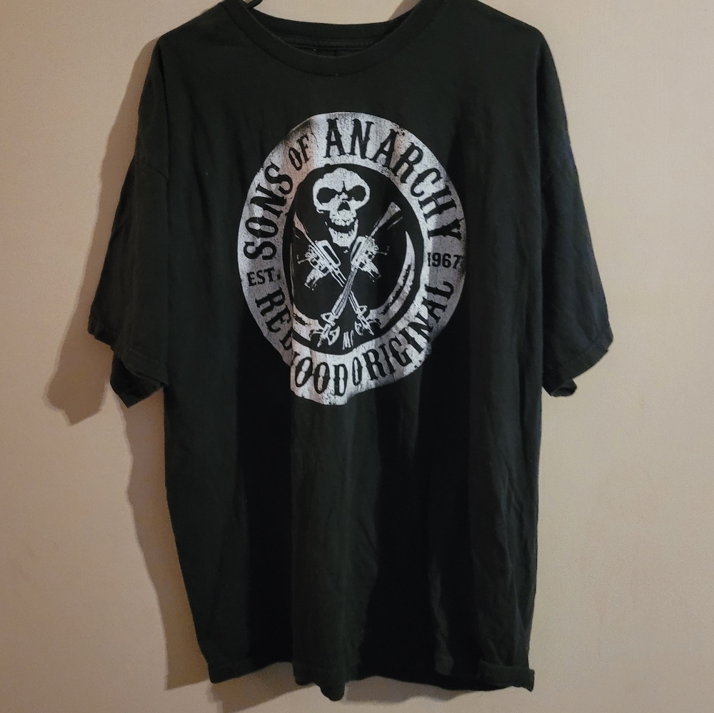 Sons Of Anarchy Black Label Black Graphic Tee 2xl
